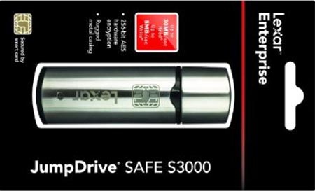 Lexar JumpDrive S3000 AES 256-bit encryption FIPS