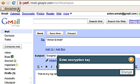 Encipher.it webmail encryption