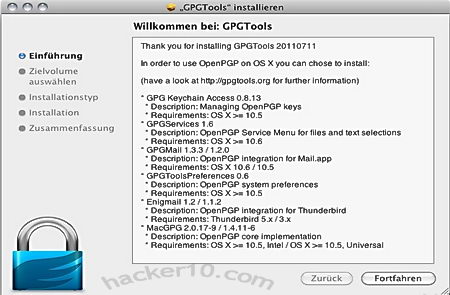 GPGTools Apple Mac email encryption