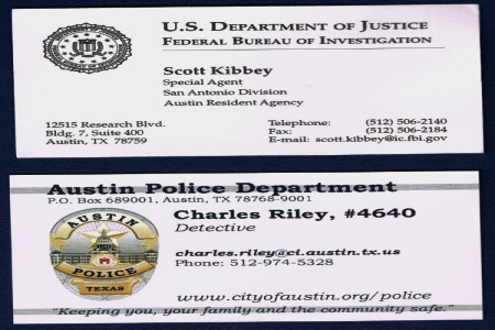 FBI agent Scott Kibbey and Charles Riley