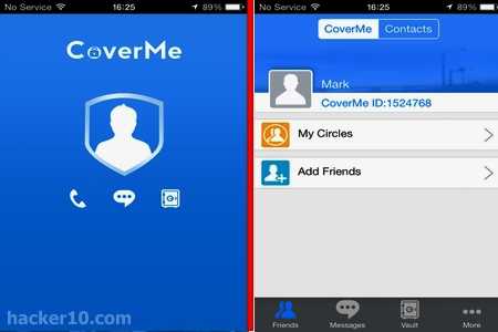 CoverMe secure Android calls